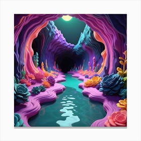 3d Art 2 Canvas Print