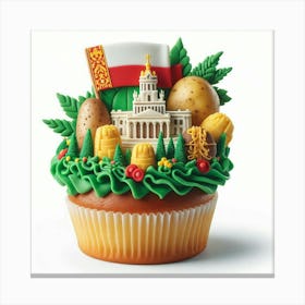 Minsk Cupcake 1 Canvas Print