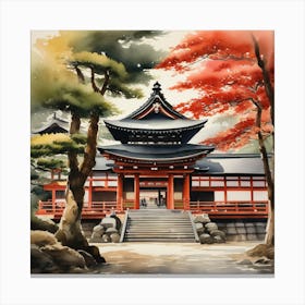 Kyoto Pagoda 5 Canvas Print