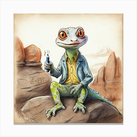 Gecko 5 Canvas Print