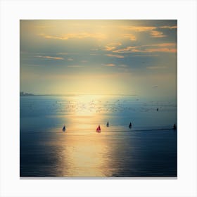 Sails Of The Dawn Canvas Print