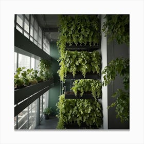 Vertical Garden 1 Canvas Print