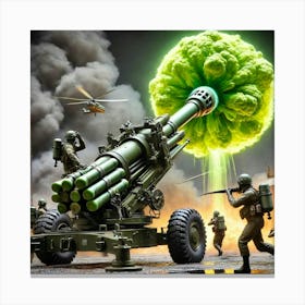 Venusian Artillery Corrosive Projectile Converted Canvas Print