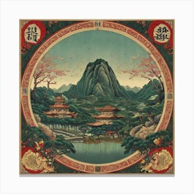 Chinese Landscape 1 Canvas Print