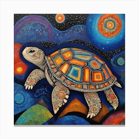 Turtle In The Sky 1 Canvas Print