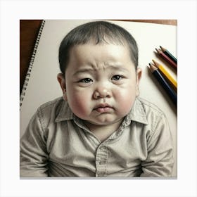 Baby'S Face Canvas Print