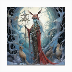 Winter Wraith Canvas Print