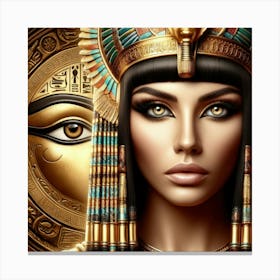 Egyptian Pharaonic Queen Nefertiti 3 Canvas Print