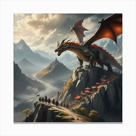 Elder Dragon 1 Canvas Print