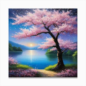 Cherry Blossom Tree 28 Canvas Print