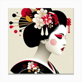 Japan Geisha Visual 106 Canvas Print