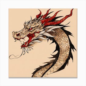 Dragon Painting (24) Canvas Print