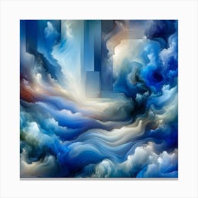 Abstract Of Clouds 2 Canvas Print