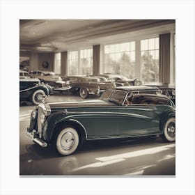 Vintage Car Collection Canvas Print