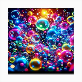 Colorful Bubbles Toile