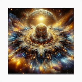 Space Travel 3 Canvas Print