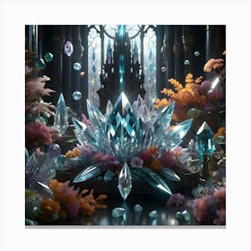 Synthesis Of Crystal 10 Canvas Print