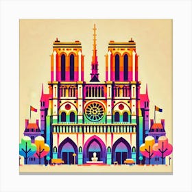 Notre Dame Cathedral 2 Canvas Print