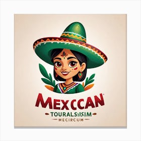 Mexican Tourist Logo Canvas Print