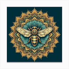 Majestic Bee Canvas Print
