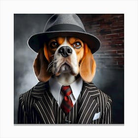 OGD- Original Gangster Dog~ Reimagined 8 Canvas Print