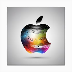 Apple Music Logo Canvas Print