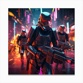 Star Wars Troopers Canvas Print