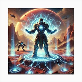 Warlord Atrion Weaponization Environment Sci Fi Canvas Print