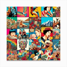 World Of People Canvas Print