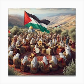 Palestinians Canvas Print