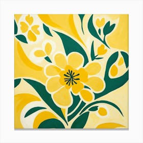 Yellow Flowers Canvas Print