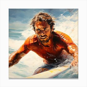 Surfer 11 Canvas Print