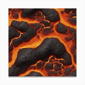 Lava fire Canvas Print