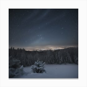 Night Sky 3 Canvas Print