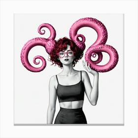 Octopus 12 Canvas Print