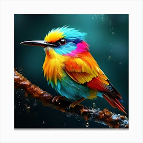 Colorful Bird 3 Canvas Print