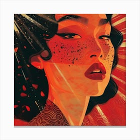 Asian Woman 1 Canvas Print