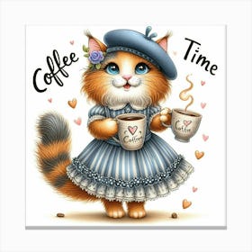 Coffee Time Canvas Print