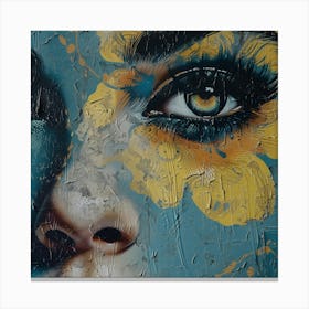 Woman'S Face 2 Canvas Print