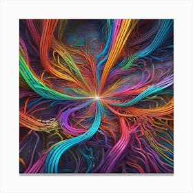 Colorful Wires 1 Canvas Print