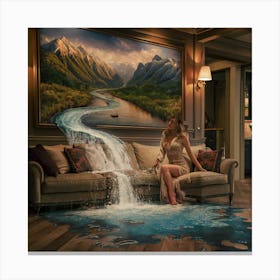 Waterfall 2 Canvas Print