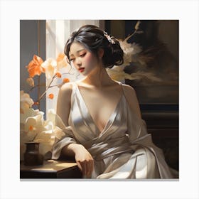 Korean women(2) Canvas Print