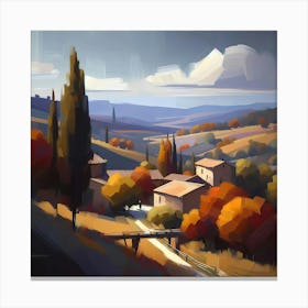 Tuscan Countryside Canvas Print