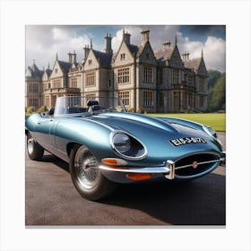 Jaguar E-Type 2 Canvas Print