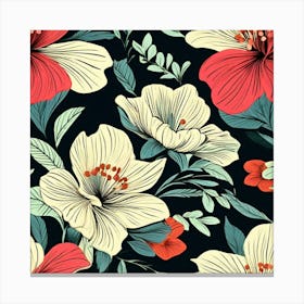 Floral Pattern 10 Canvas Print