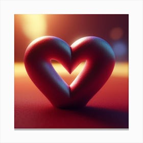 Heart - Abstract Stock Videos & Royalty-Free Footage Canvas Print