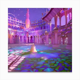 Cinderella Palace Canvas Print