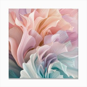 Abstract Flower Painting 1 Canvas Print