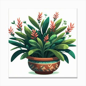 Plant In A Pot 3 Canvas Print