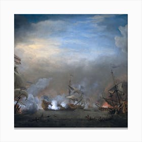 Battle Of St John'S Canvas Print
